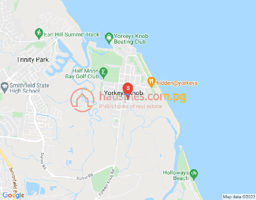Map of Yorkeys Knob, Cairns & District, 4878, QLD