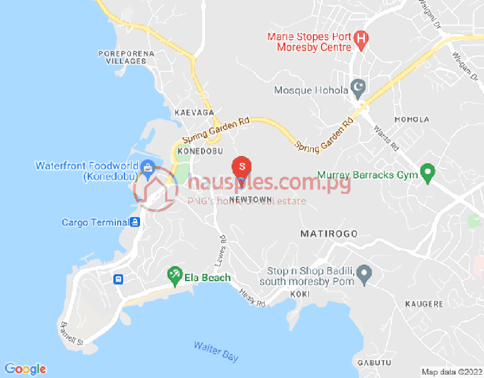 Map of Hohola, Port Moresby, NCD