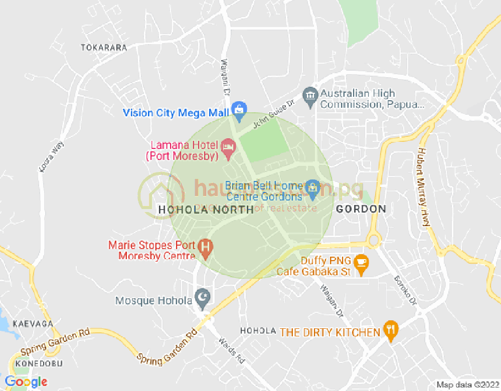 Map of Holiday Inn & Suites Port Moresby