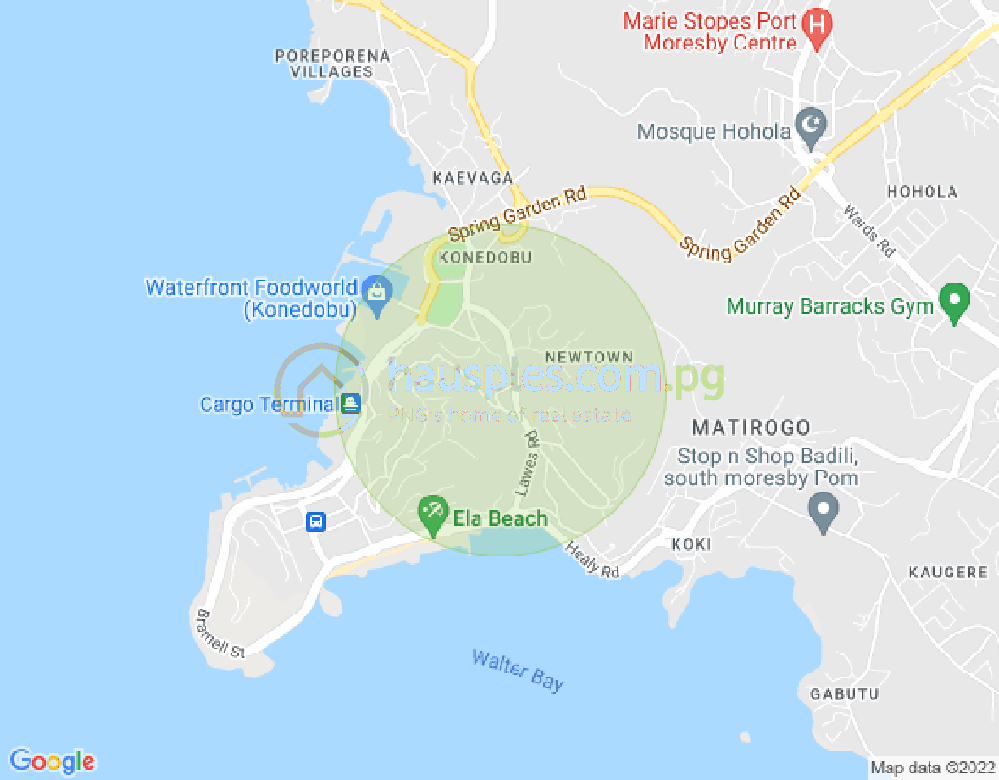Map of Crescent Vanama, Konedobu, Port Moresby, NCD