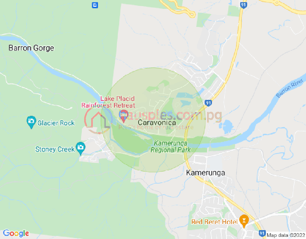 Map of 10 Wyuna Drive, CARAVONICA, Cairns & District, 4878, QLD