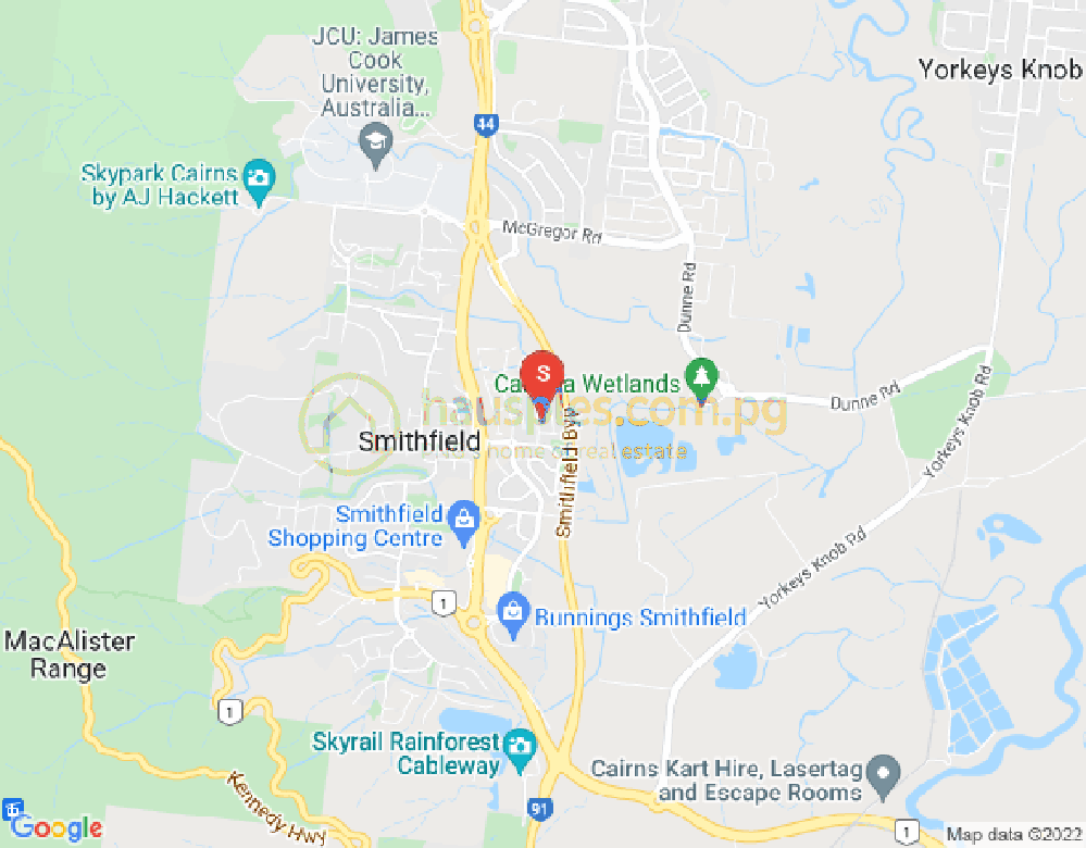 Map of Smithfield, Cairns & District, 4878, QLD
