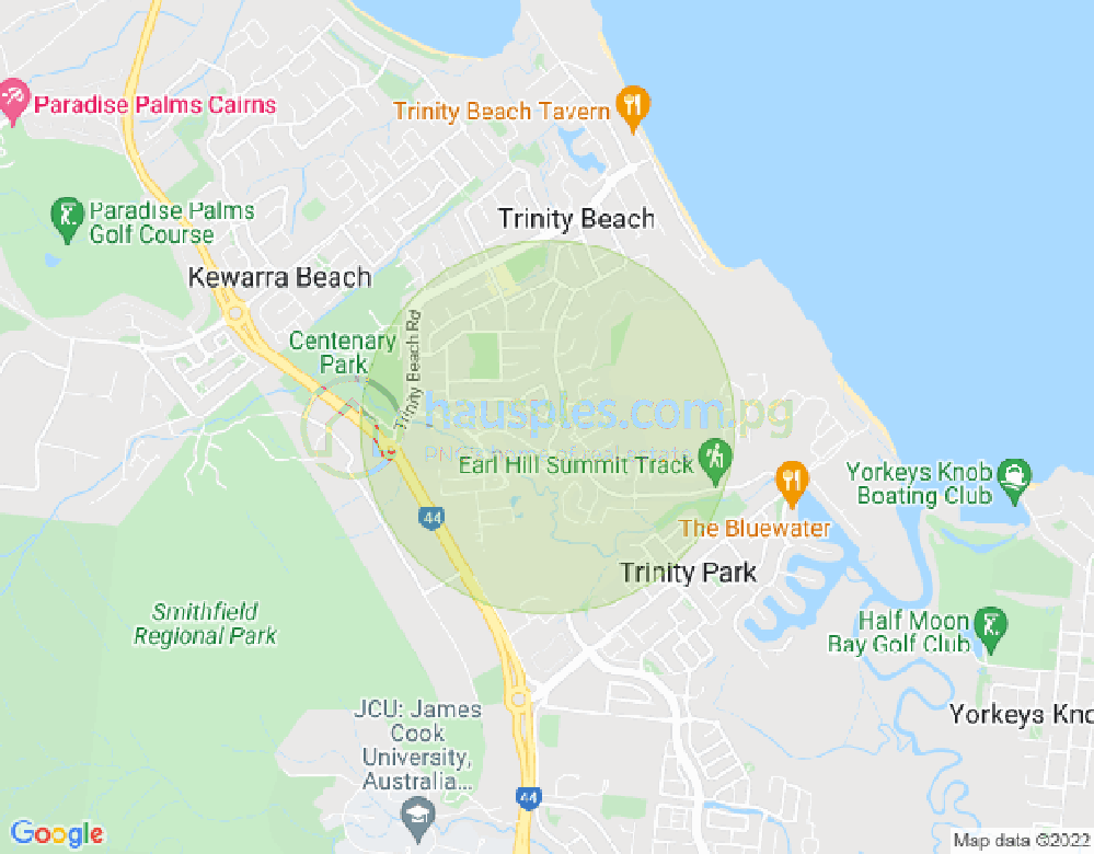 Map of 3 Manus Street, TRINITY BEACH, Cairns & District, 4879, QLD