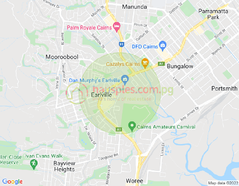 Map of 118/89-91 Ishmael Road, EARLVILLE, Cairns & District, 4870, QLD
