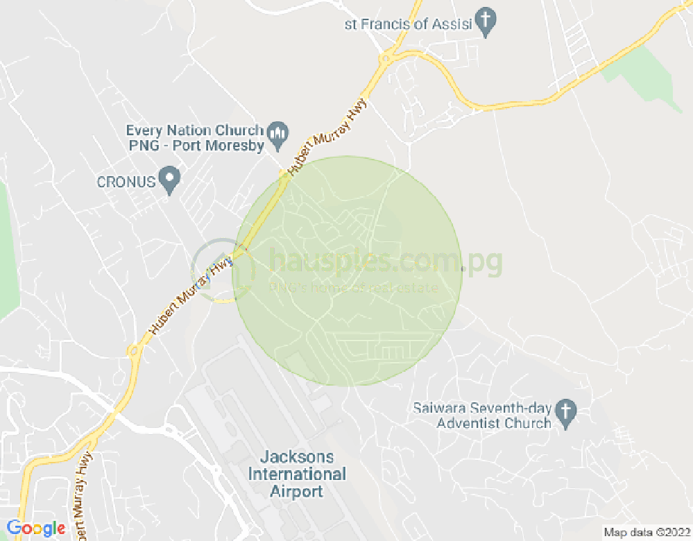 Map of Malolo Estate, Port Moresby, NCD