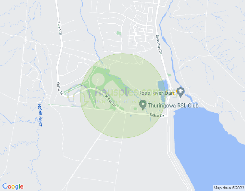 Map of 14  Bernborough Court, KELSO, Townsville & District, 4815, QLD