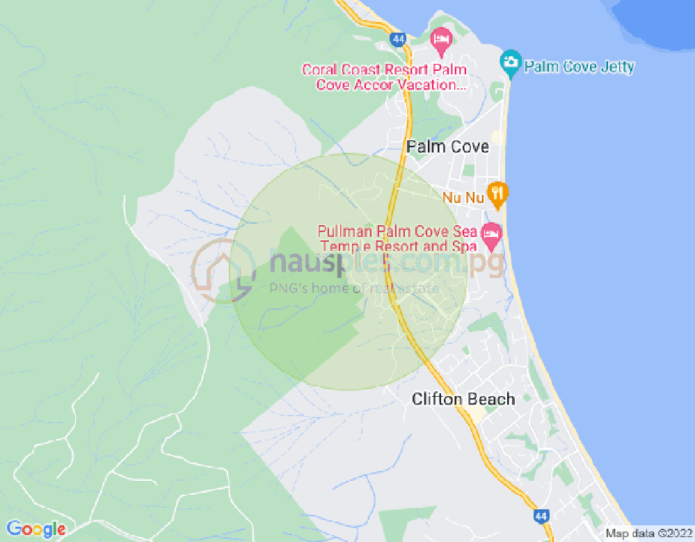Map of 22 Savannah Street, PALM COVE, Cairns & District, 4879, QLD