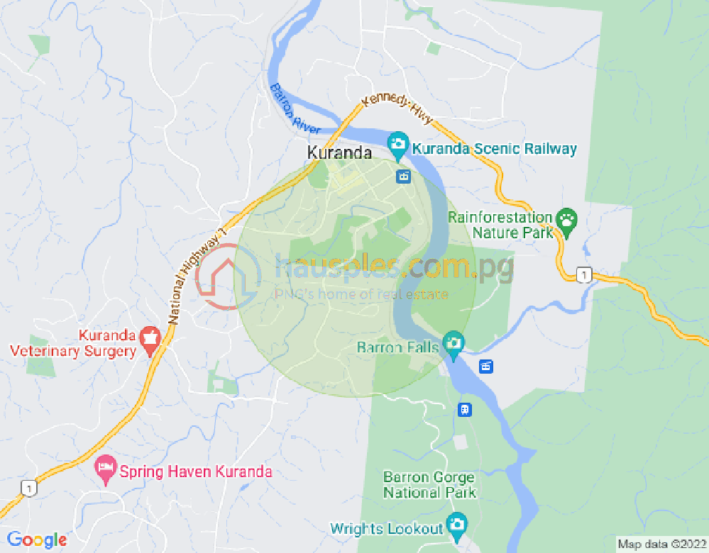 Map of 17 Tully Court, KURANDA, Far North Queensland, 4881, QLD