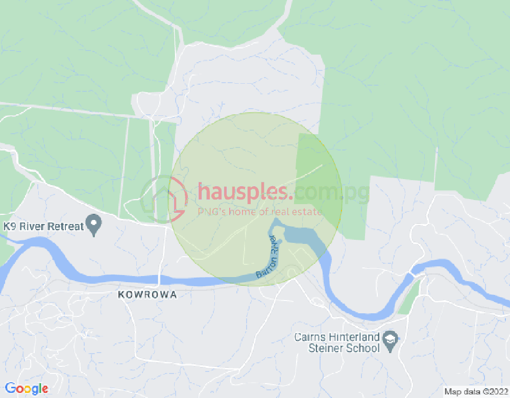 Map of 240 Jeffrey Road, KURANDA, Far North Queensland, 4881, QLD