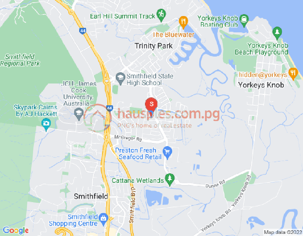 Map of Trinity Park, Cairns & District, 4879, QLD