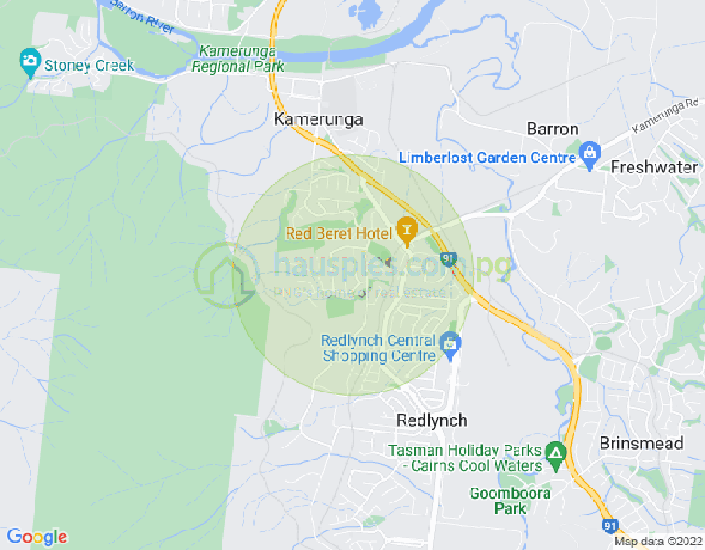 Map of 9 Toona Terrace, REDLYNCH, Cairns & District, 4870, QLD