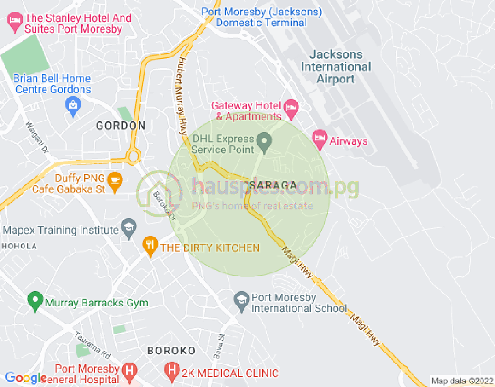 Map of Dogura Road Sec 31, Lot 15, 6 Mile, Port Moresby, NCD