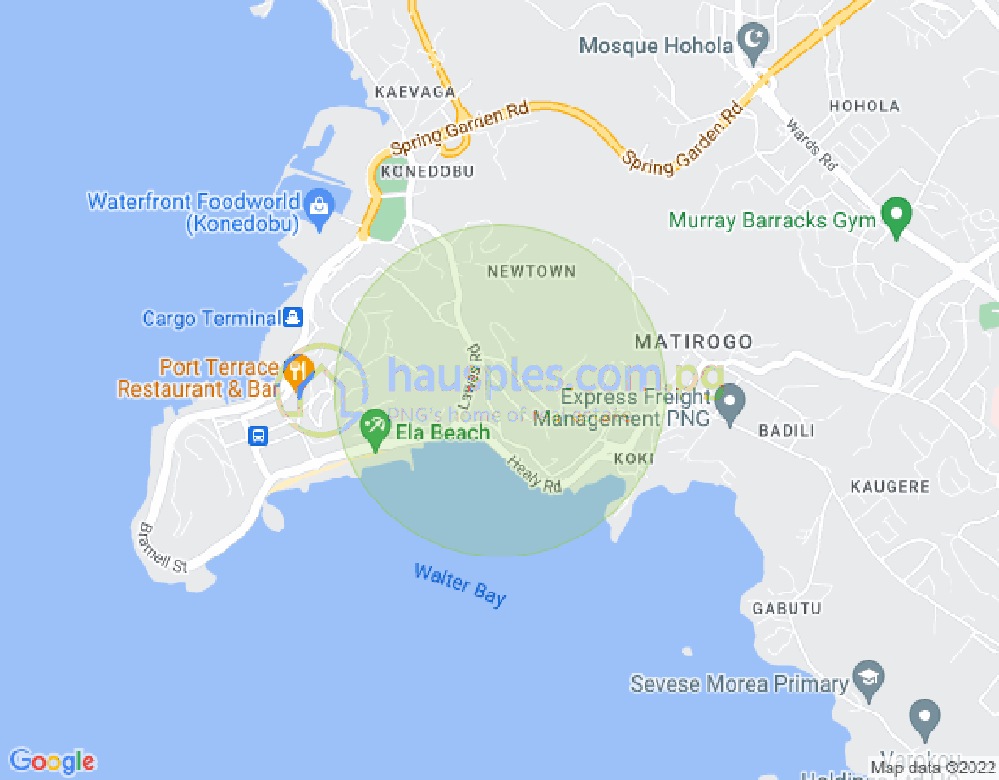 Map of Street Street Ogoa, Town, Port Moresby, NCD