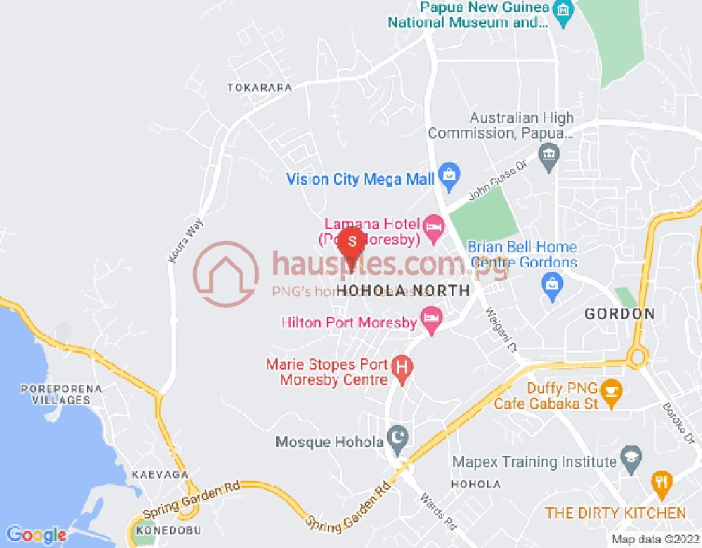 Map of Gordons, Port Moresby, NCD