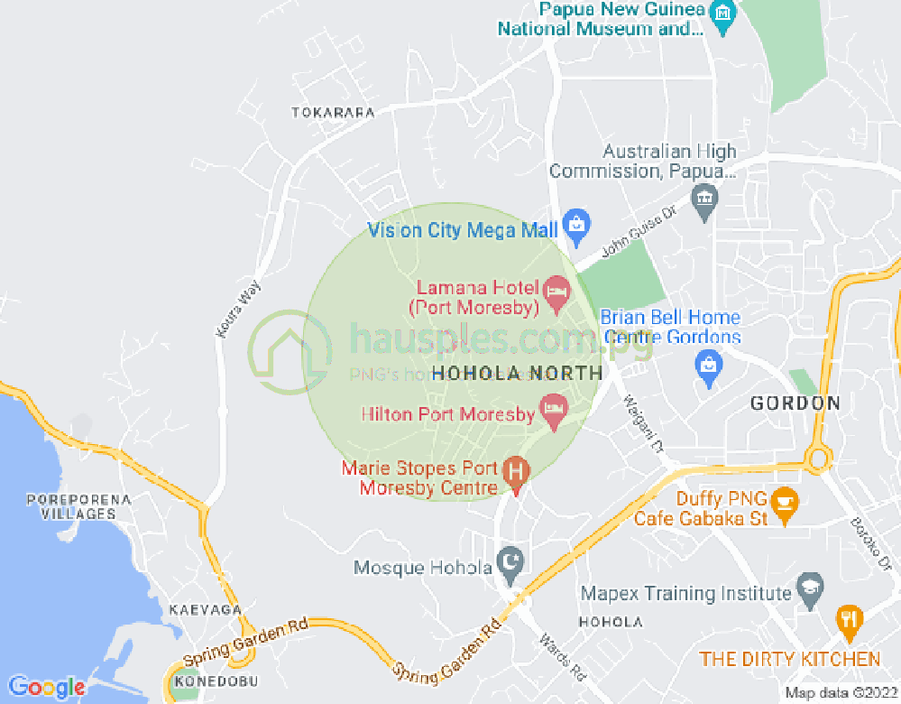 5 mile, 莫尔兹比港, 国家首都区地图
