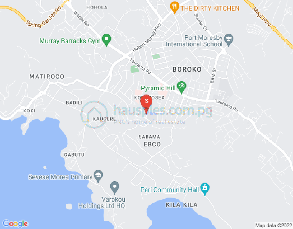 Map of Korobosea, Port Moresby, NCD