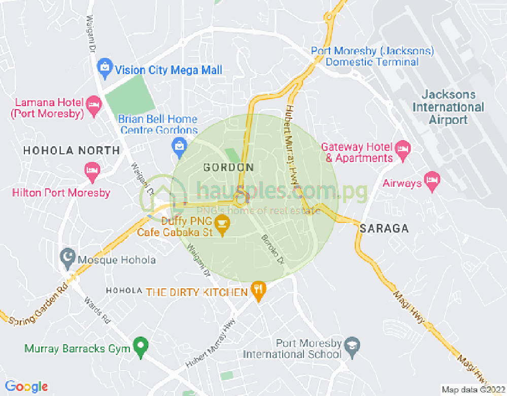 Map of Drive Henao, Gordons, Port Moresby, NCD