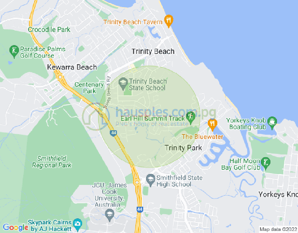 Map of 123 Roberts Drive, TRINITY BEACH, Cairns & District, 4879, QLD