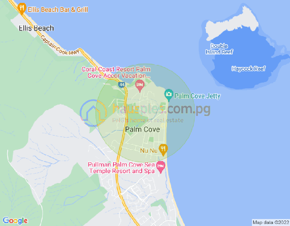 Map of 224 Coral Coast Drive, PALM COVE, Cairns & District, 4879, QLD