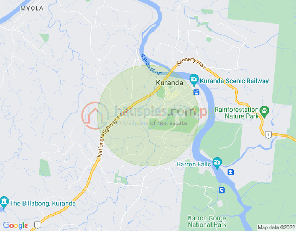 Map of 31 Morton Street, KURANDA, Far North Queensland, 4881, QLD