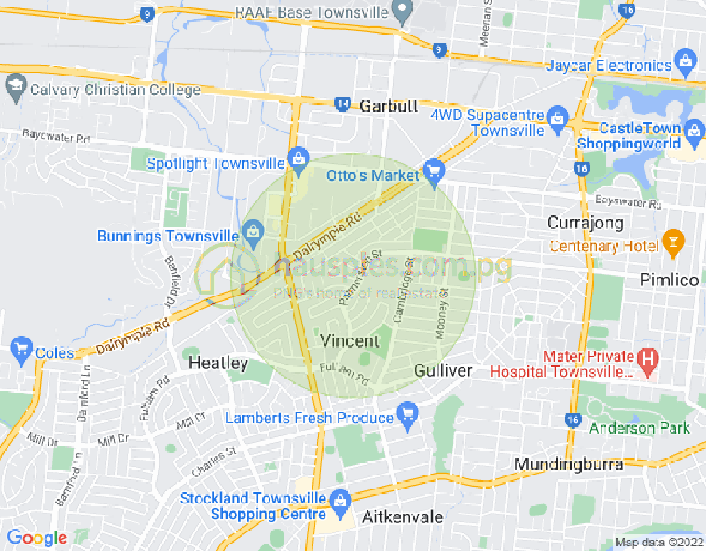 Map of 40 Clements Cres, VINCENT, Townsville & District, 4814, QLD
