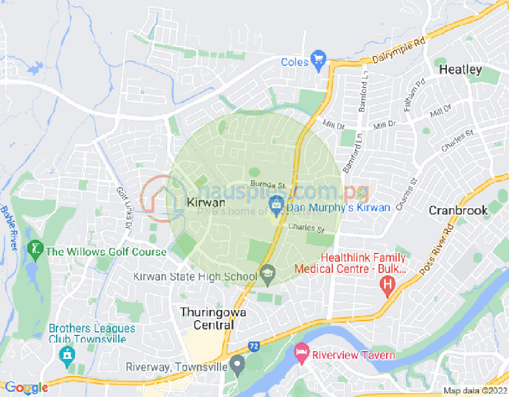 Map of 17 Moffat Street, KIRWAN, Townsville & District, 4817, QLD