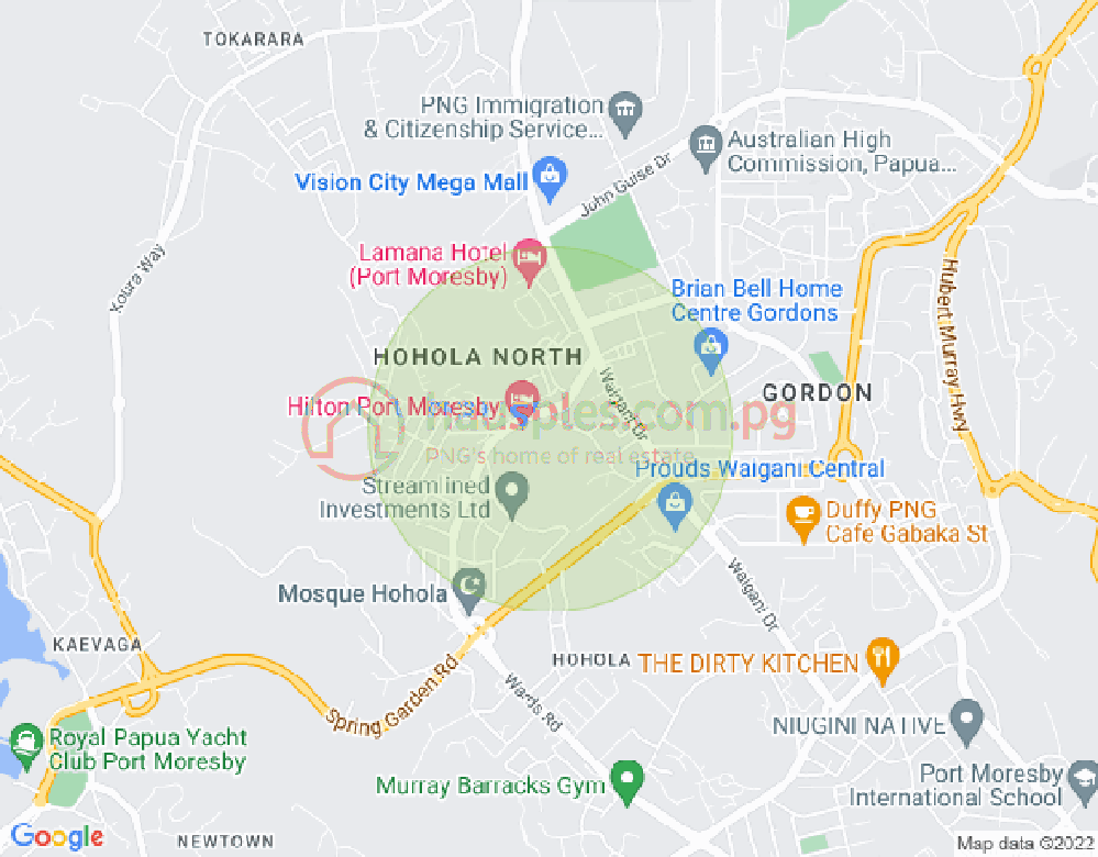 Map of 35 lot 54 HOHOLA Sect:, Hohola, Port Moresby, NCD