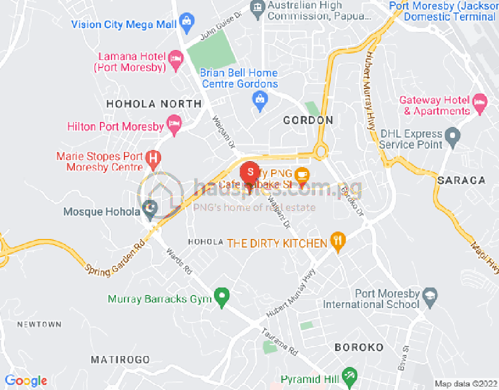 Map of Hohola, Port Moresby, NCD