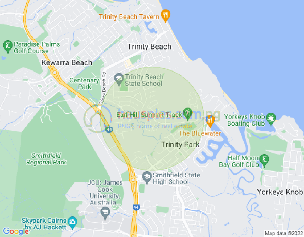 Map of 109 Roberts Drive, TRINITY BEACH, Cairns & District, 4879, QLD