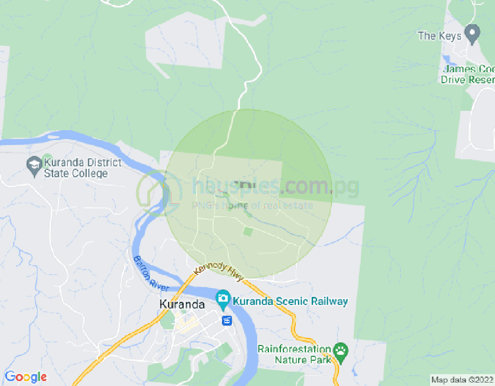 Map of 5 Butler Drive, KURANDA, Far North Queensland, 4881, QLD