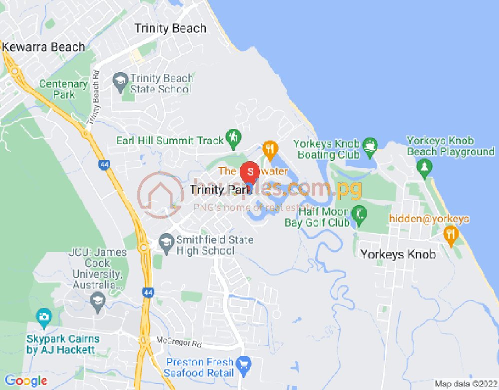 Map of Trinity Park, Cairns & District, 4879, QLD