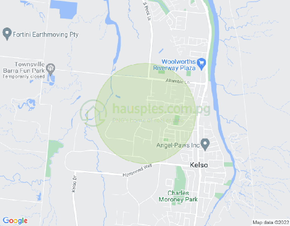 Map of 53 Wakeboard Circuit, KELSO, Townsville & District, 4815, QLD
