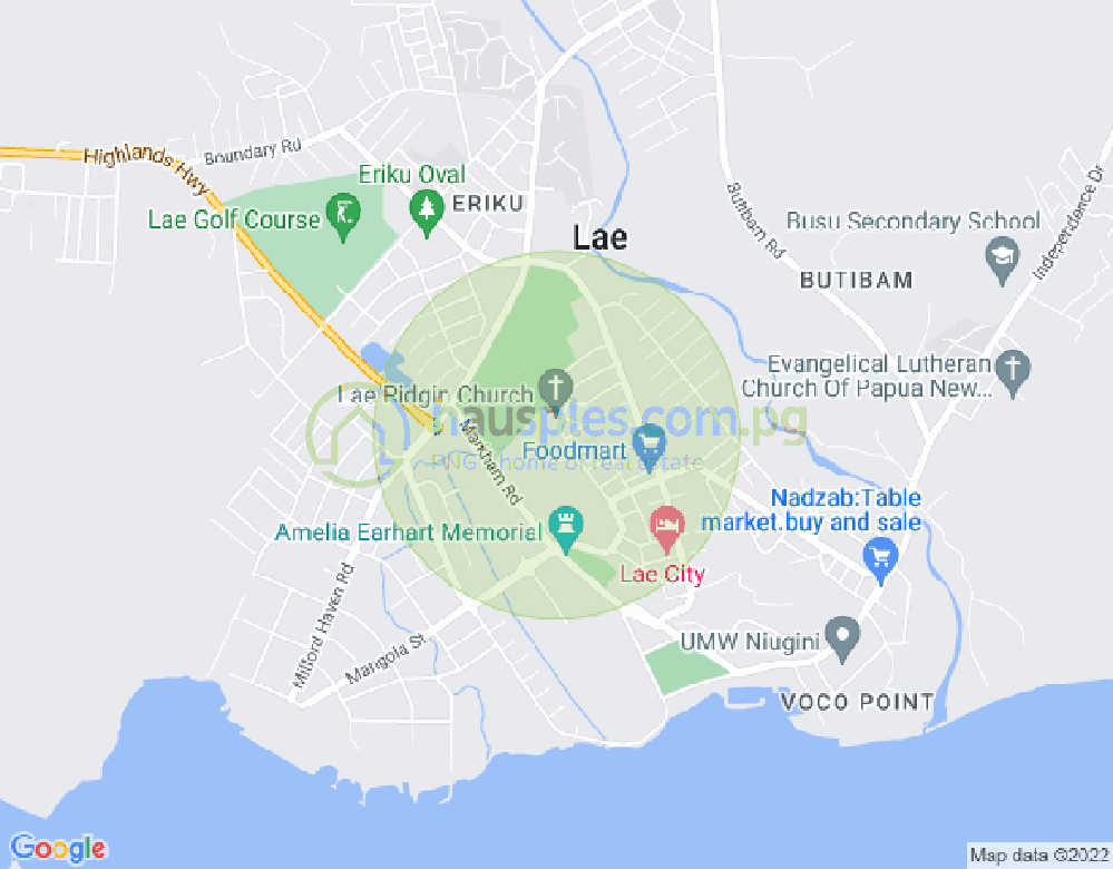 Map of Other, Lae, Morobe