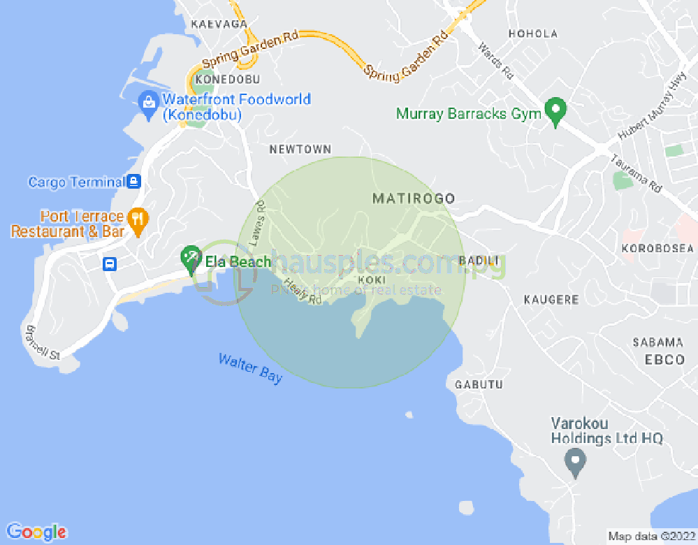 Map of Grand Ocean Apartments Koki