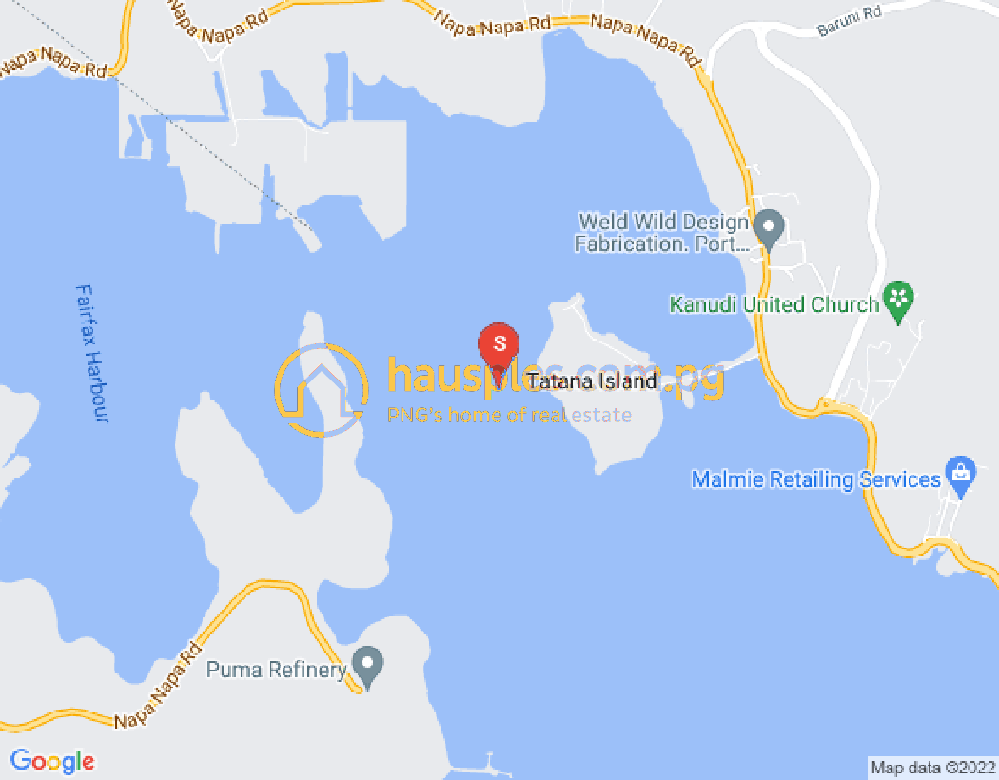 Map of Town, Port Moresby, NCD