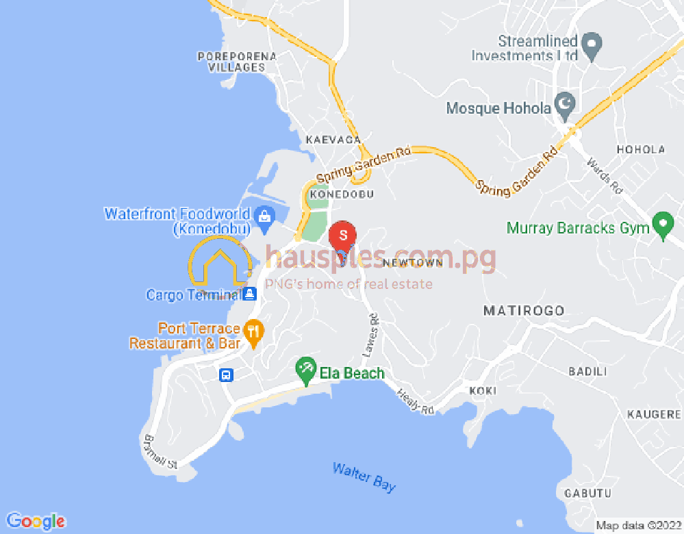 Map of Hohola, Port Moresby, NCD