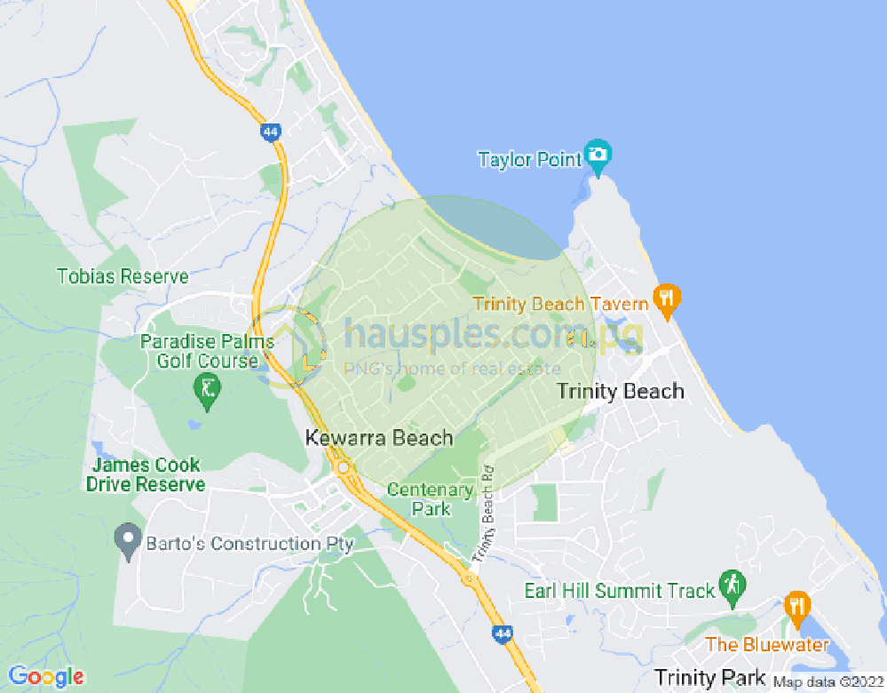 Map of 9 Tribulation Close, Kewarra Beach, Cairns & District, 4879, QLD