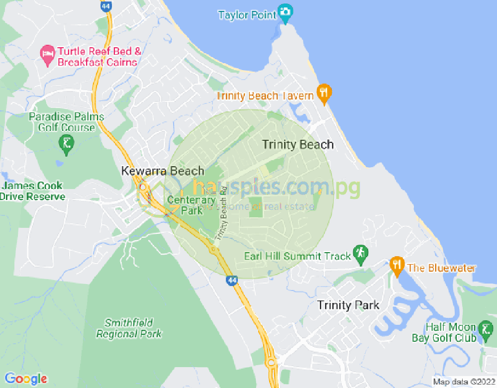 Map of 6 Kokoda Street, TRINITY BEACH, Cairns & District, 4879, QLD