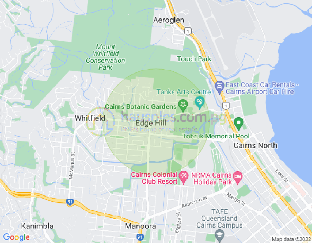 Map of 12/133-135 Collins Avenue, EDGE HILL, Cairns & District, 4870, QLD