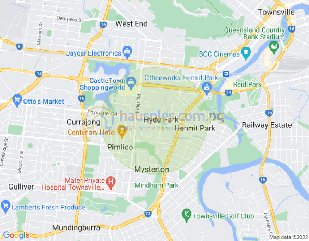 Map of 3/40 Bayswater Road, HYDE PARK, Townsville, 4812, QLD