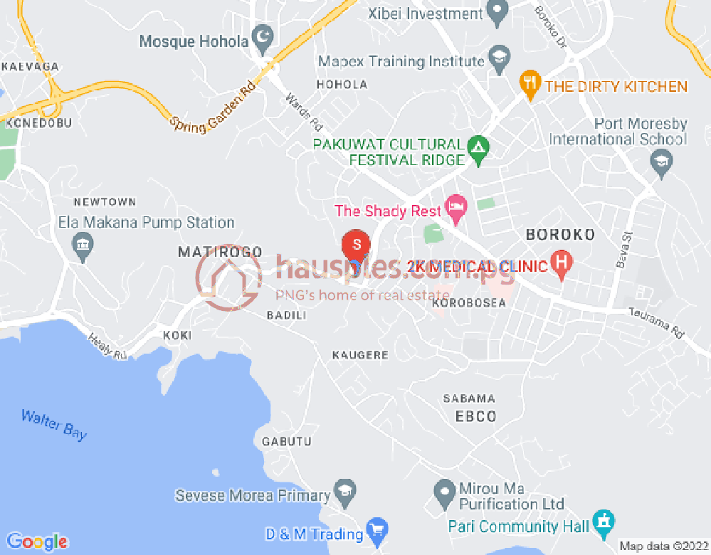 Map of Korobosea, Port Moresby, NCD