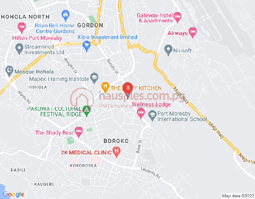 Map of Boroko East, Port Moresby, NCD