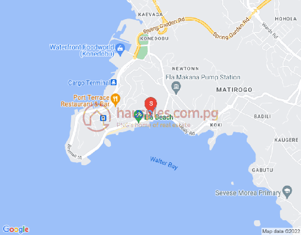 Map of Kermadec Street 1, Ela Beach, Port Moresby, NCD
