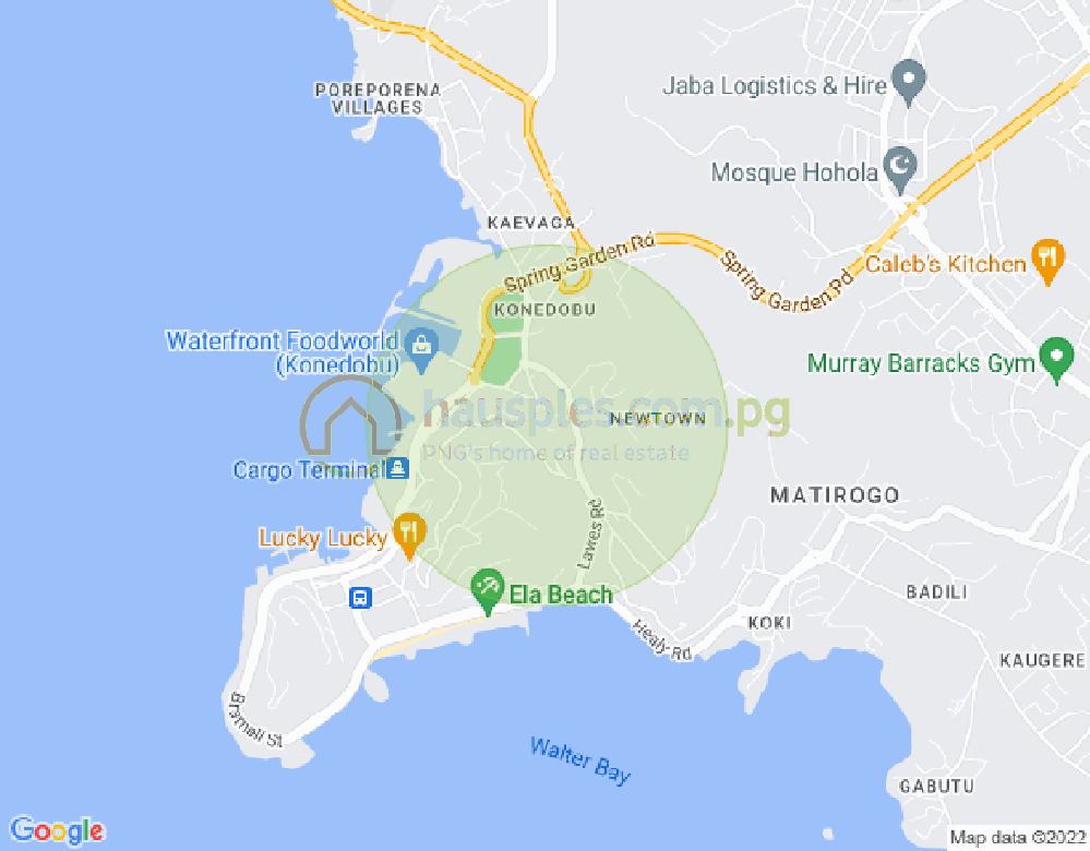 Map of 710 Allotment 3 Boregaino Road Section, Hohola, Port Moresby, NCD