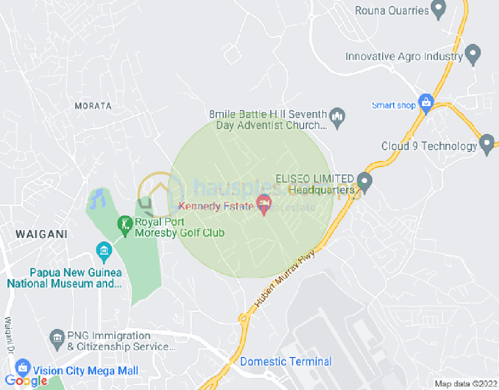 Map of Kennedy Estate Sec 51, 7 mile, Port Moresby, NCD