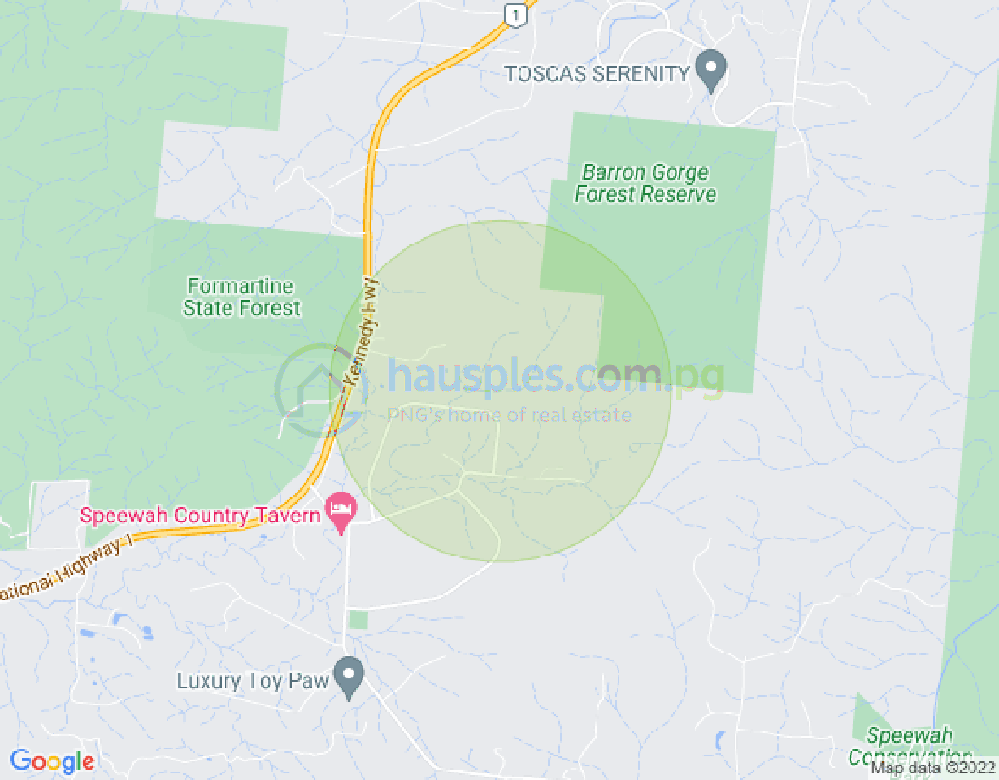 Map of 121 Veivers Drive, SPEEWAH, Far North Queensland, 4881, QLD
