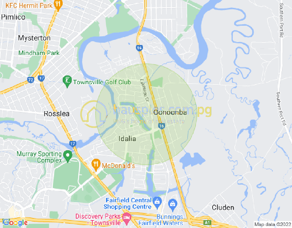 Map of 5 Summerlake Circuit, IDALIA, Townsville & District, 4811, QLD