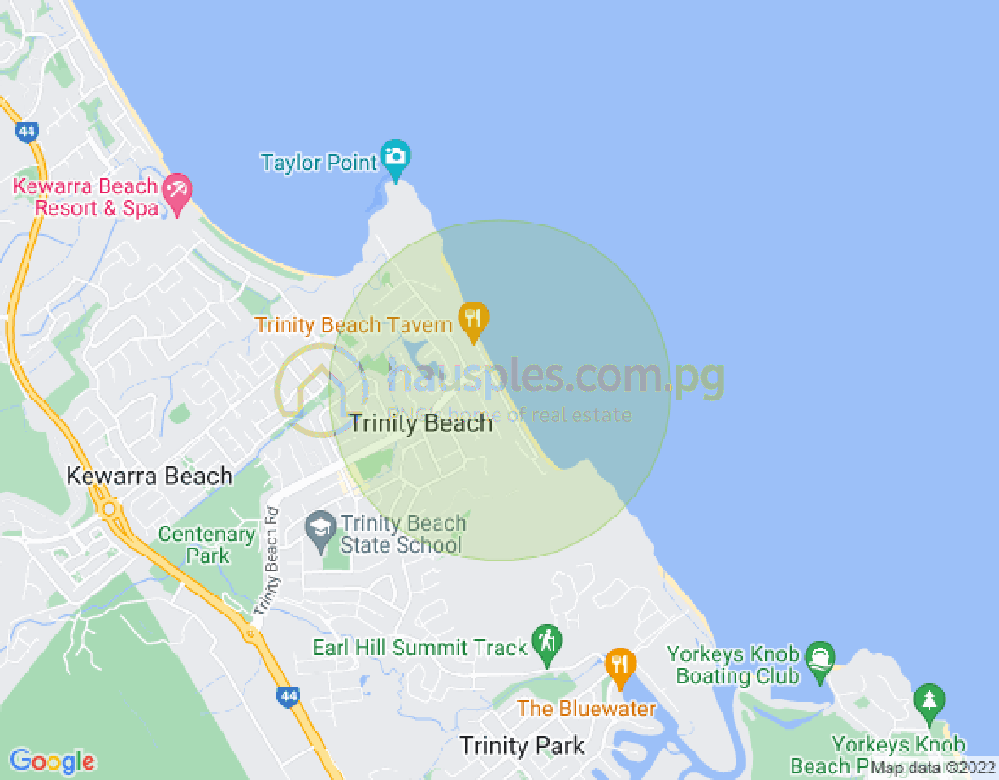 Map of 212/93 Vasey Esplanade, TRINITY BEACH, Cairns & District, 4879, QLD