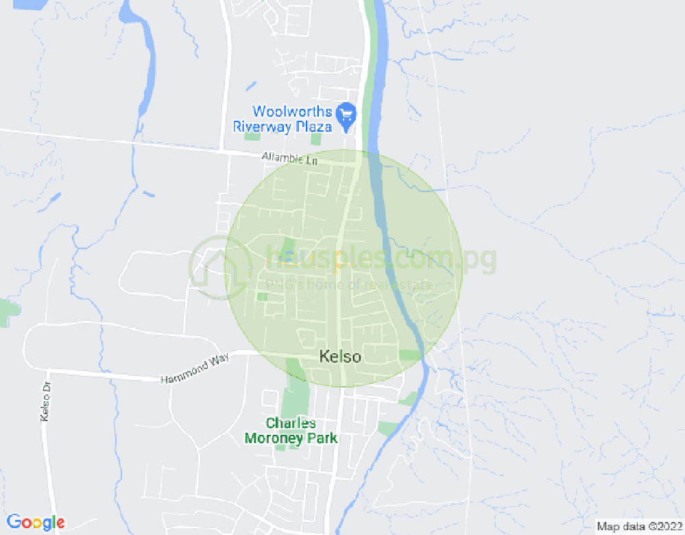 Map of 1338 Riverway Drive, KELSO, Townsville & District, 4815, QLD