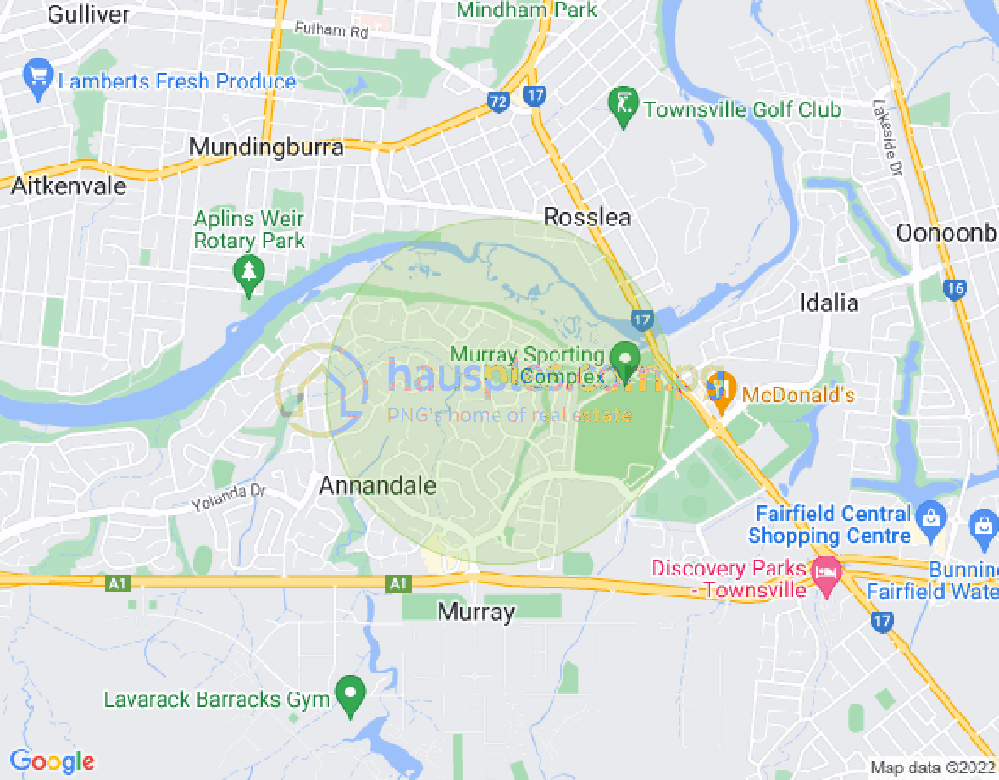 Map of 43 Glendale Drive, ANNANDALE, Townsville & District, 4814, QLD